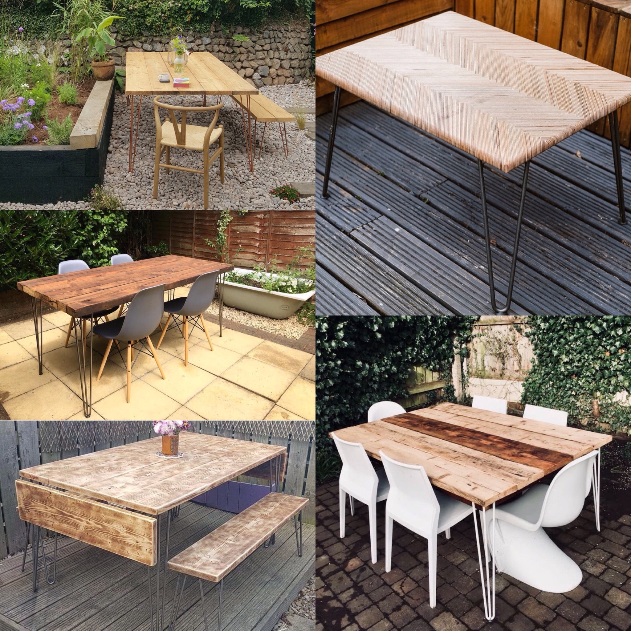 Make Your Own DIY Table | Outdoor Table | The Hairpin Leg Co.