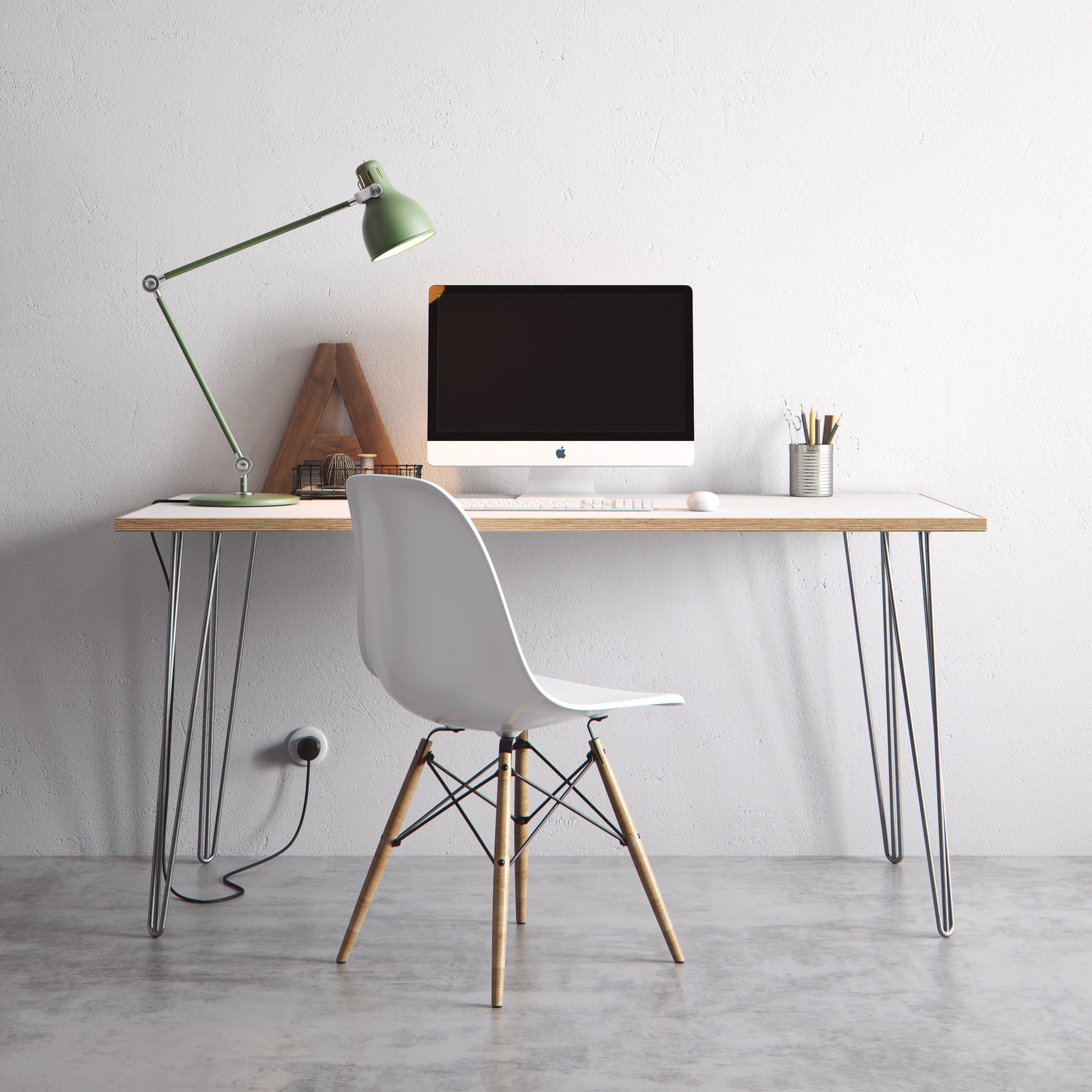 Hairpin store dining table