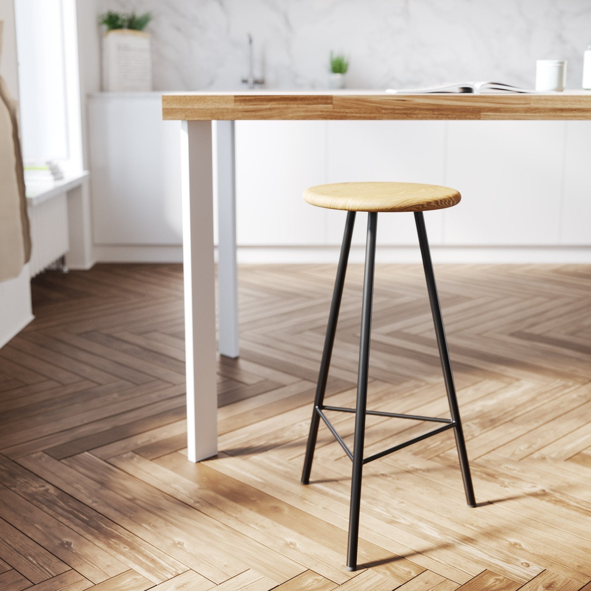 Hairpin shop stool legs